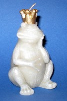 Kerze 'Froschk�nig' 10 cm