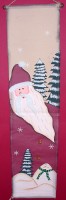 Wandbild 'Santa Claus' aus Stoff 102 cm