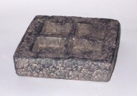 PTMD Teelichthalter 'Volcano' aus Steinguss 16 cm