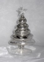 PTMD Tannenbaum aus Glas 19 cm