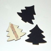 Holzklammer 'Tannenbaum' 6er-Set