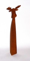 Elch 'Rusty' aus Metall mit Rostfinish 40 cm
