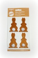 Sticker 'Hase' aus Filz 8er-Set