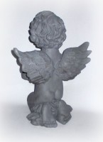 Engel 'Raffael' aus Polyresin 64 cm