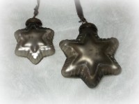 PTMD Christbaumschmuck 'Stern' aus Glas bronze 6er-Set