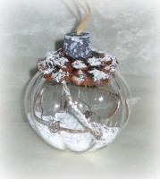 PTMD Christbaumkugel aus Glas 9 cm