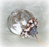 PTMD Christbaumkugel aus Glas 9 cm