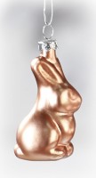 Dekohnger 'Hase' aus Glas 7 cm 2er-Set