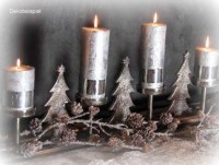 PTMD Kerzenhalter 'Christmas tree' aus Aluminiumguss 75 cm