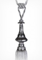 PTMD Quaste silber 75 cm