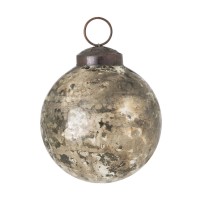 PTMD Christbaumkugel 'Odyn' aus Glas gold 7 cm