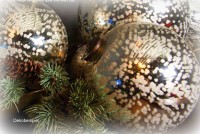 PTMD Christbaumkugel 'Odyn' aus Glas gold 7 cm