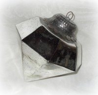 PTMD Dekohnger 'Diamant' aus Glas silber 24 cm