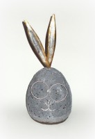 Hase 'Eugen' aus Polyresin 38 cm