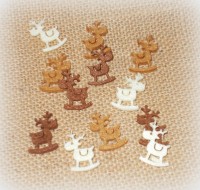 Streudeko 'Schaukelelch' aus Filz 24er-Set