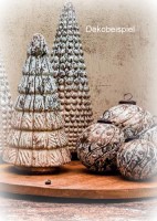 PTMD Christbaumkugel aus Glas grn-gold 10 cm