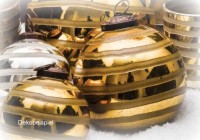 PTMD Christbaumkugel 'Darrell' aus Glas silber 7 cm