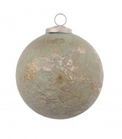 PTMD Christbaumkugel 'Green Grunch' aus Glas 10 cm