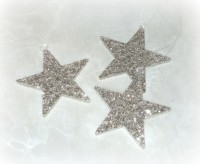 PTMD Dekohnger 'Sterne' aus Glas 6 cm 3er-Set