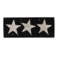 PTMD Dekohnger 'Sterne' aus Glas 6 cm 3er-Set