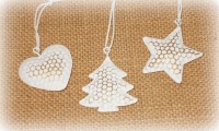 PTMD Dekohnger 'Weihnachten' aus Metall 6er-Set