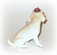 PTMD Dekohnger 'Weihnachtshund Retriever' aus Polyresin 9,5 cm