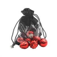 PTMD Christbaumschmuck aus Glas rot 12er-Set