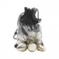 PTMD Christbaumschmuck aus Glas gold 12er-Set
