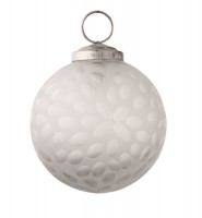 PTMD Christbaumkugel 'Frosted' aus Glas 7,5 cm