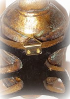 PTMD Dekoobjekt 'Kfer' aus Metall gold 23 cm