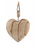 PTMD Dekohnger 'Herz' aus Holz 9 cm