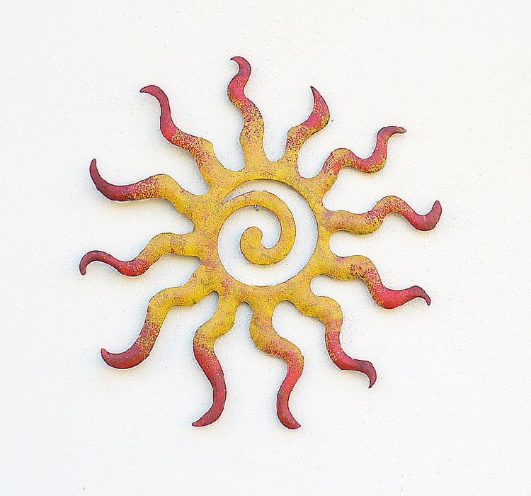 Sonne Aus Metall 40 Cm Haus Und Gartchen