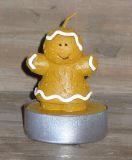 Maxi-Teelicht 'Lebkuchenmnnchen' 8 cm 2er-Set