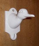 PTMD Wandhaken 'Ente' aus Polyresin 16 cm