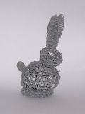 Korb 'Hase' grau 25,5 cm