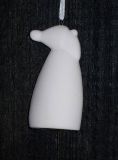 Dekohnger 'Santa Simply' aus Porzellan 8,5 cm
