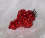 PTMD Christbaumschmuck 'Zapfen' aus Glas rot 5 cm