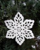 PTMD Schneeflocke aus Polyresin 11 cm 2er-Set