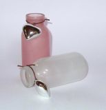 PTMD Vase 'Bottle' aus Glas 10,5cm 2er-Set