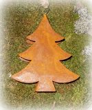 Dekohnger 'Baum' aus Metall mit Rostfinish 17 cm