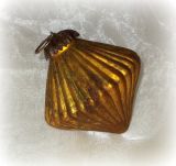 PTMD Christbaumschmuck 'Ornament' aus Glas gold 7 cm