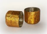PTMD Windlicht aus Glas gold 7,5 cm 2er-Set