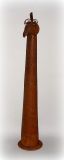 Vogel 'Renardo' aus Metall mit Rostfinish 85 cm