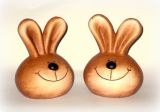 Hase 'Heribert' aus Keramik 13 cm 2er-Set