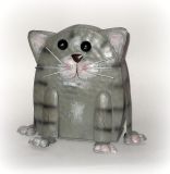 Katze 'Lilly' aus Metall 22 cm