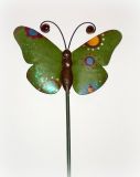 Gartenstecker 'Schmetterling' grün 105 cm