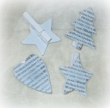 Dekoklammer 'Weihnachten' 6er-Set
