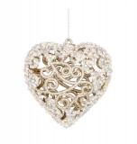PTMD Dekohnger 'Herz' mit Glitter 9,5 cm