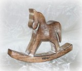 PTMD Schaukelpferd aus Holz 33 cm
