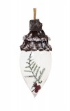 PTMD Christbaumschmuck 'Zapfen' aus Glas 15 cm